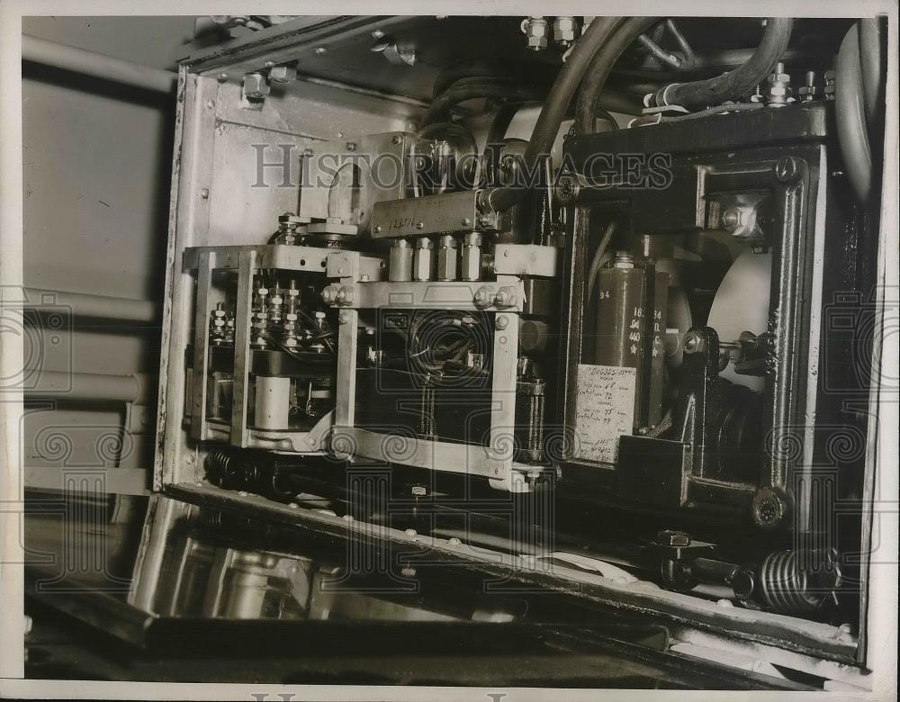 1941 Press Photo Automatic train control system for Union Pacific trains - Historic Images