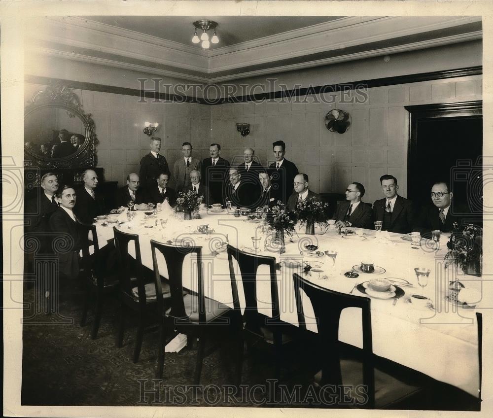 1930 Press Photo Col T.A. Pick, George A. Vols, Harry James, Stanley Clarke - Historic Images