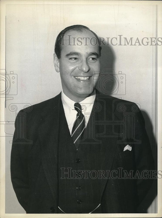 1940 Press Photo Paul Felix Warburg of JS Bache & Co. - Historic Images