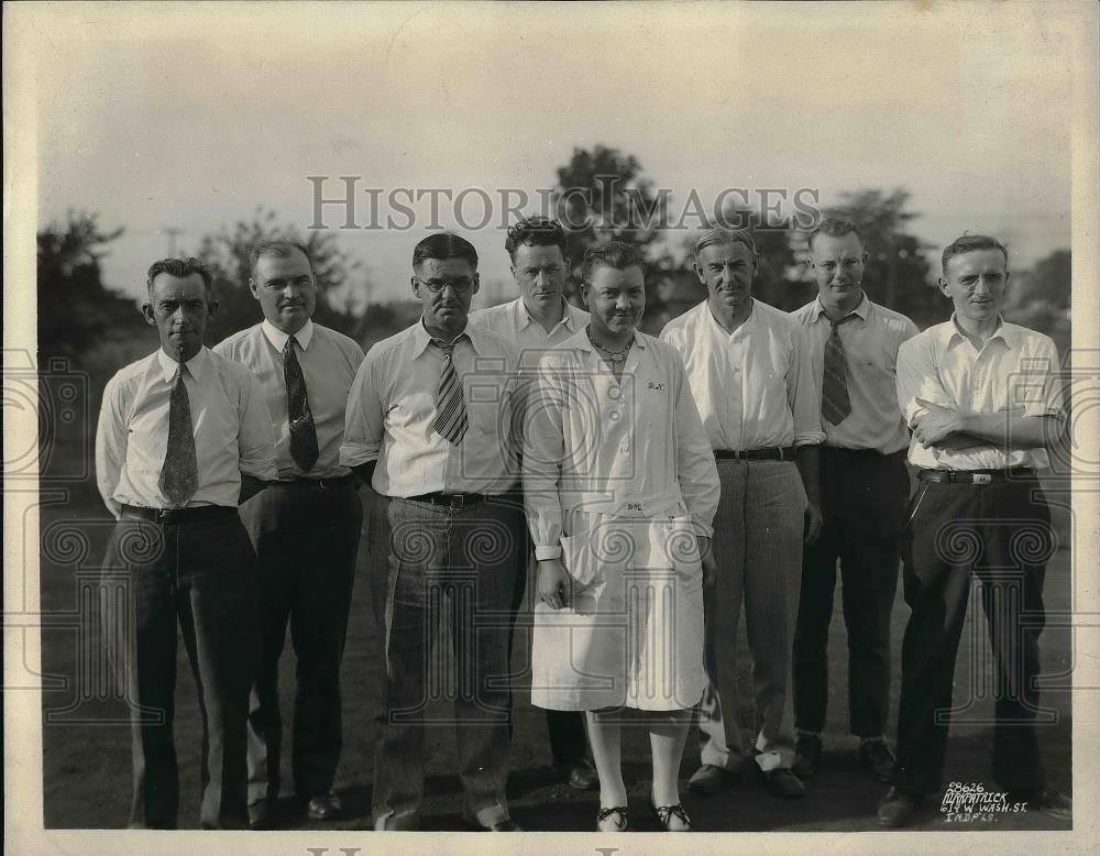 1930 Press Photo William Ritapgood, Indianapolis Manufacturing Workers - Historic Images
