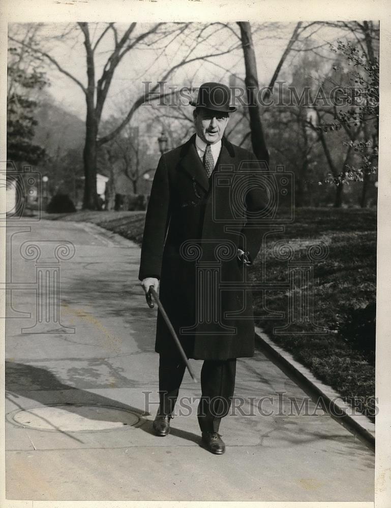 1927 Press Photo Ogden H. Hammond U.S. Envoy To Spain During Christmas Vacation - Historic Images