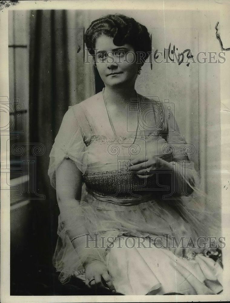 1923 Press Photo Mrs David G. Joyce, who was robbed of $250,000 of jewels - Historic Images