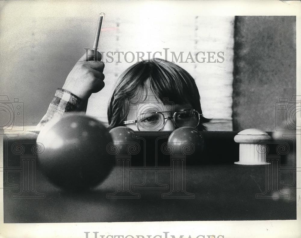 1976 Press Photo Frank Plummer, 6, at Recreation Center, San Luis Obispo, CA - Historic Images