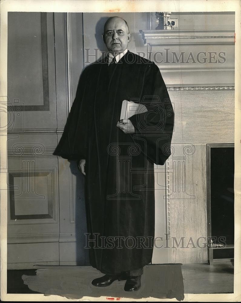 1938 Press Photo Associate Justice Stanley Reed - Historic Images