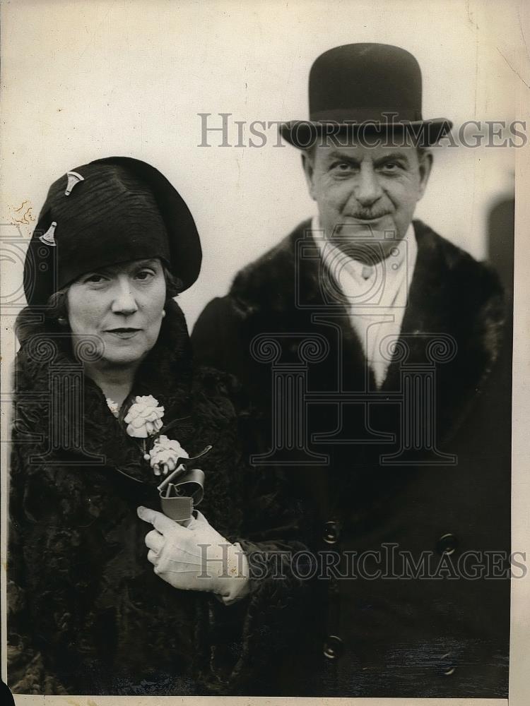 1928 Press Photo Ogden H. Hammond United States Ambassador To Spain &amp; Wife - Historic Images