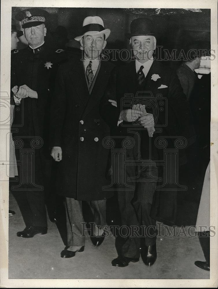 1931 Press Photo Mayor James Walker &amp; Mayor Angelo Rossi of San Francisco - Historic Images