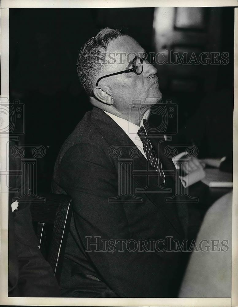 1934 Press Photo Angelo Vlaco Shipping Master for the Ward Line. - Historic Images