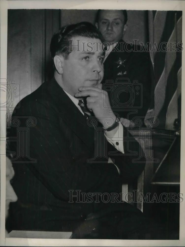 1940 Press Photo Dr. Otto A. Willumeit in court - Historic Images