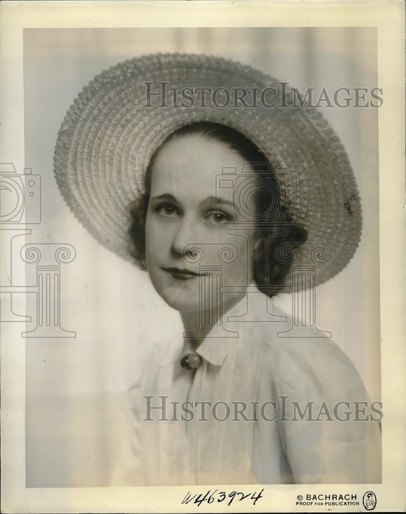 1938 Press Photo Miss Helen Frances Keane Daughter of Mrs Michael Keane - Historic Images