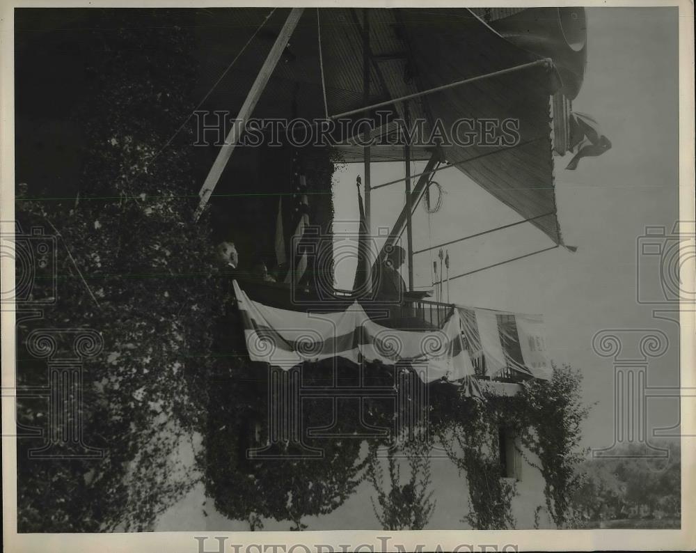 1935 Press Photo Hugh S. Johnson at Armistice day celebration - Historic Images