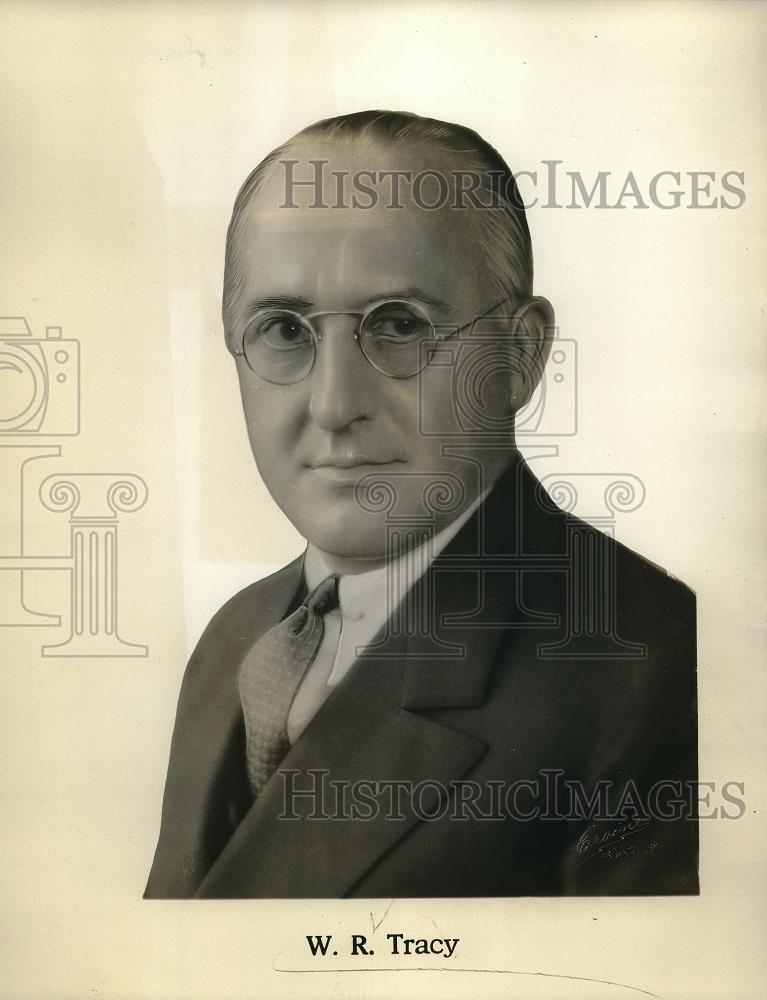 1931 Press Photo WR Tracy Sales Manager of Hudson - Historic Images