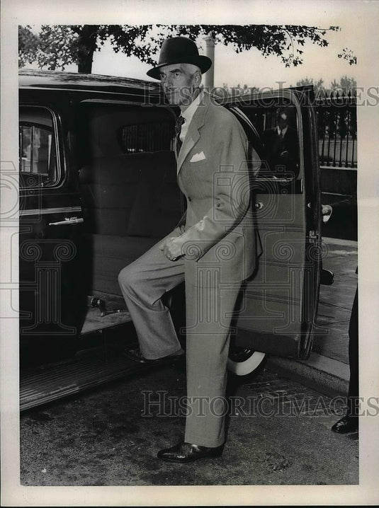 1938 Press Photo wash. D.C. Witold wankowicz, Polish Charge D'Affaires - Historic Images