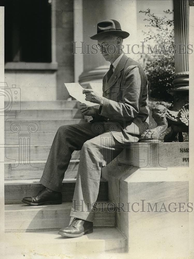 1929 Press Photo Professor H.h. Dale at National Institute of Medical Research - Historic Images