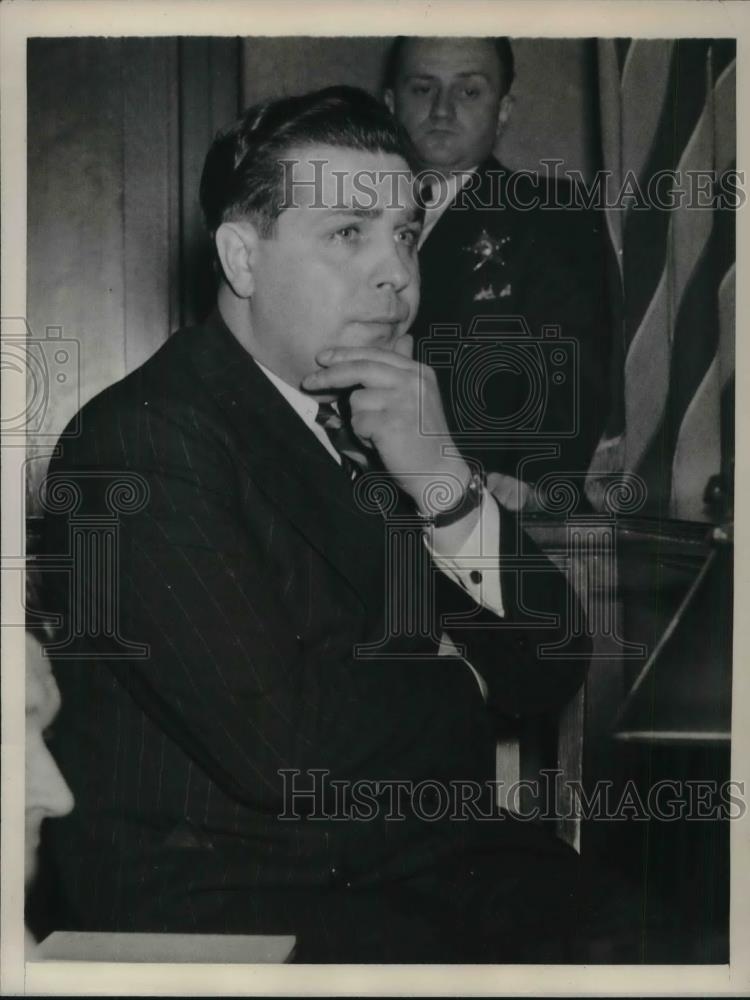 1940 Press Photo Dr. Otto A. Willumeit appearing in court - Historic Images