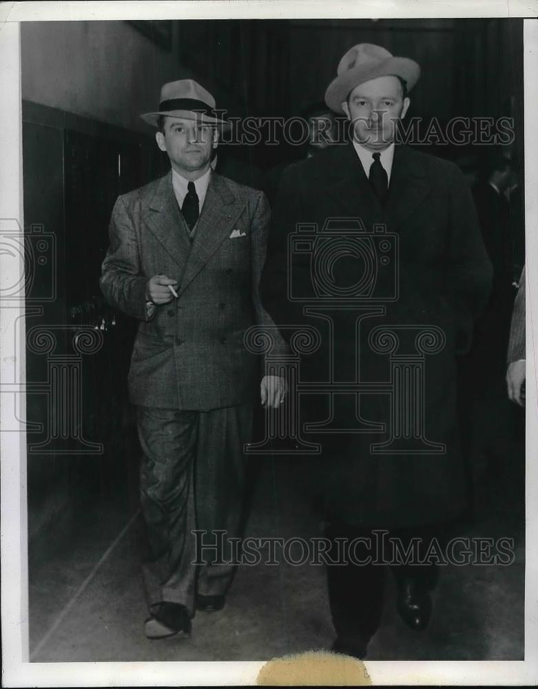 1941 Press Photo Orville Kincaid of SWOC and John Doherty of CIO Steel - Historic Images