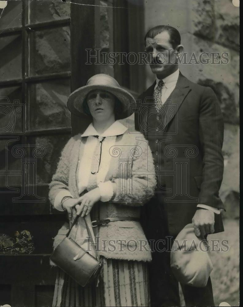 1923 Press Photo Lee M. Willeford &amp; wife in San Francisco - Historic Images