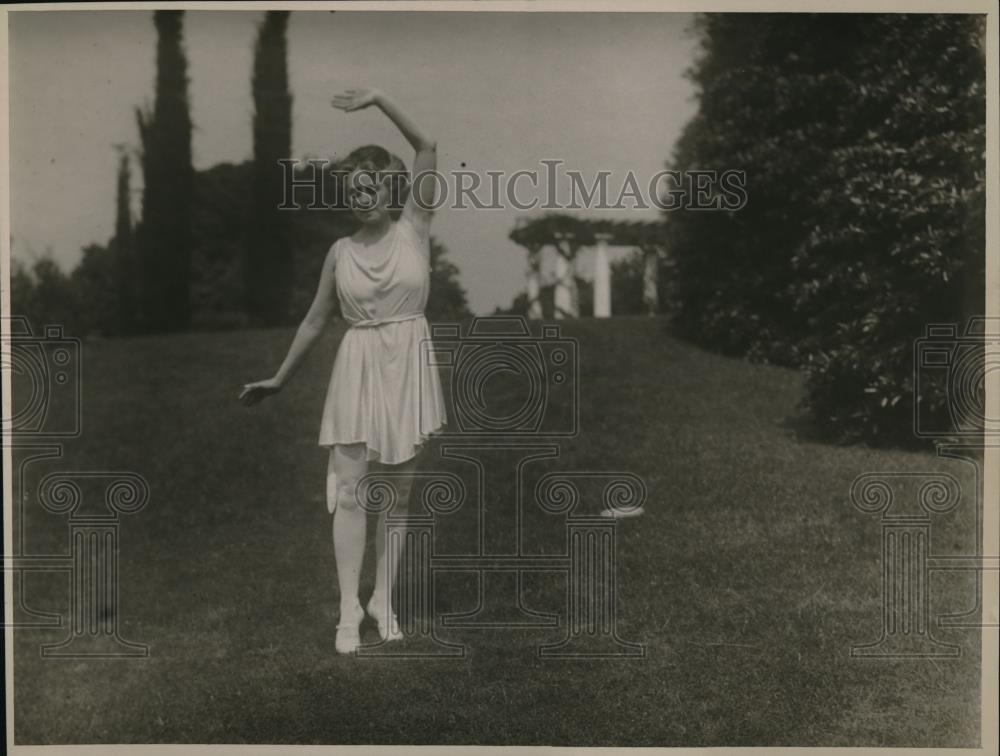 1923 Press Photo Dina Watts Author - Historic Images