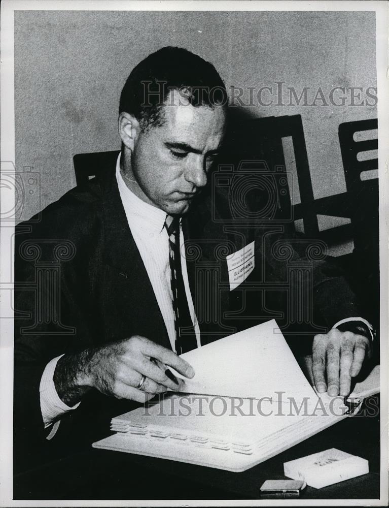 1961 Press Photo Elliott Haynes BI Exec. Vice President - Historic Images