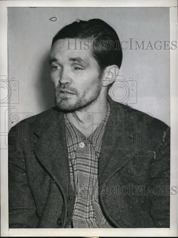 1947 Press Photo Edgar Grimsley, Farm Worker Imprisoned in Boxcar for Nine Days - Historic Images