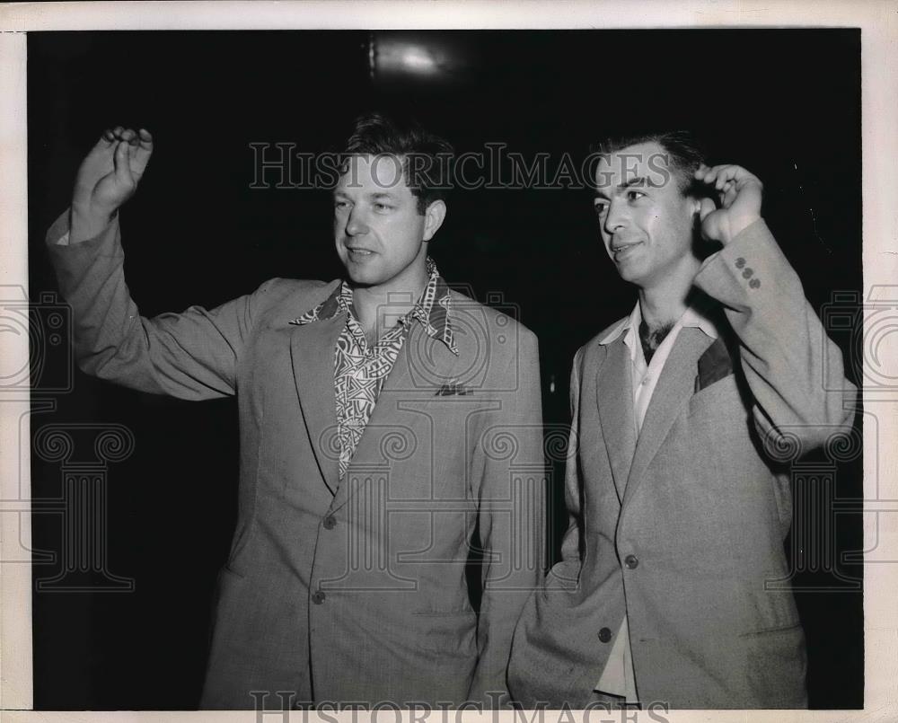 1950 Press Photo Chief Construction Electricians Mate William Charles Smith - Historic Images