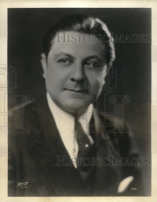 1930 Press Photo David (Little David) Drallet Broadway Tenor - Historic Images
