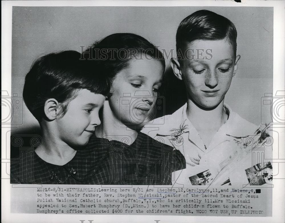 Press Photo Stephen, Carolynne, Helene To Visit Critically Ill Father - Historic Images
