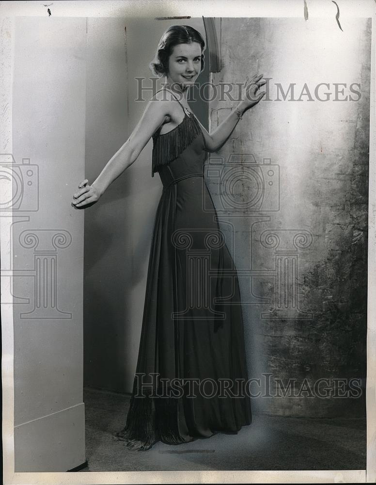 1938 Press Photo Socialite Miss Virginia Harris - Historic Images