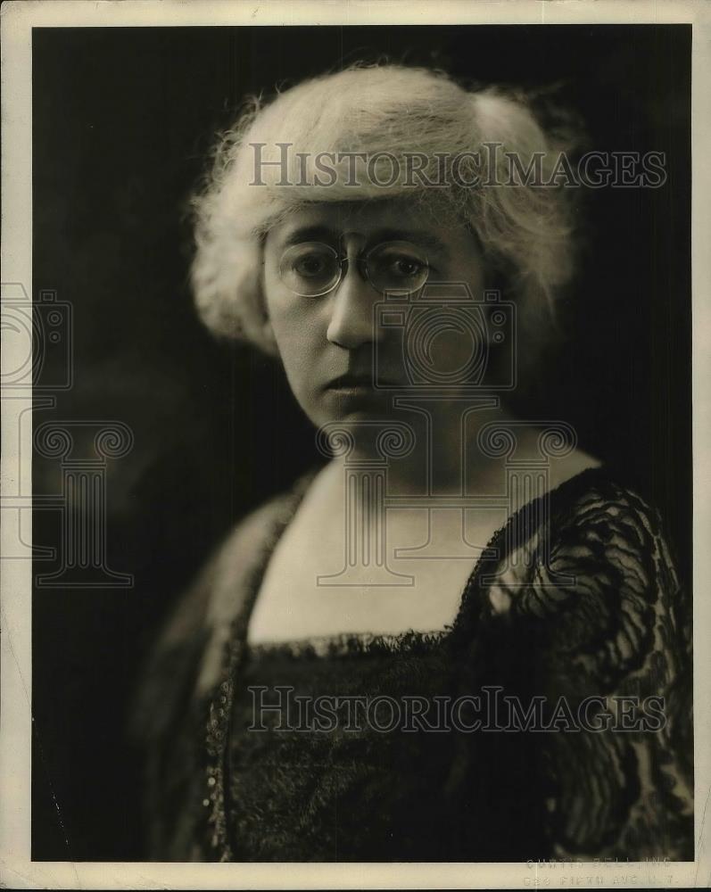 1923 Press Photo Olive Jones Principal Of Public School 120 In New York City - Historic Images