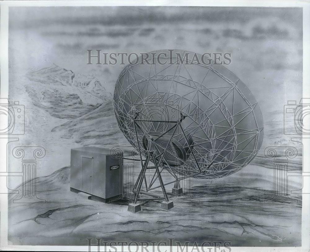 1969 Press Photo Transportable Earth Station, Satellite Communication, Raytheon - Historic Images