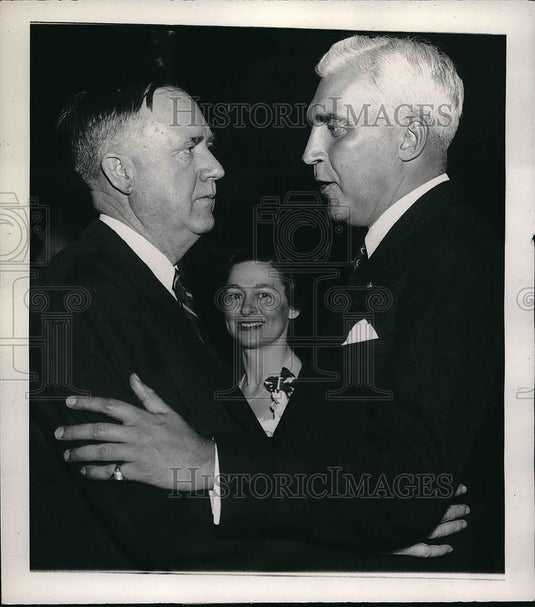 1938 Press Photo Philippine High Commissioner Paul McNutt & Mrs. Sherman Menton - Historic Images