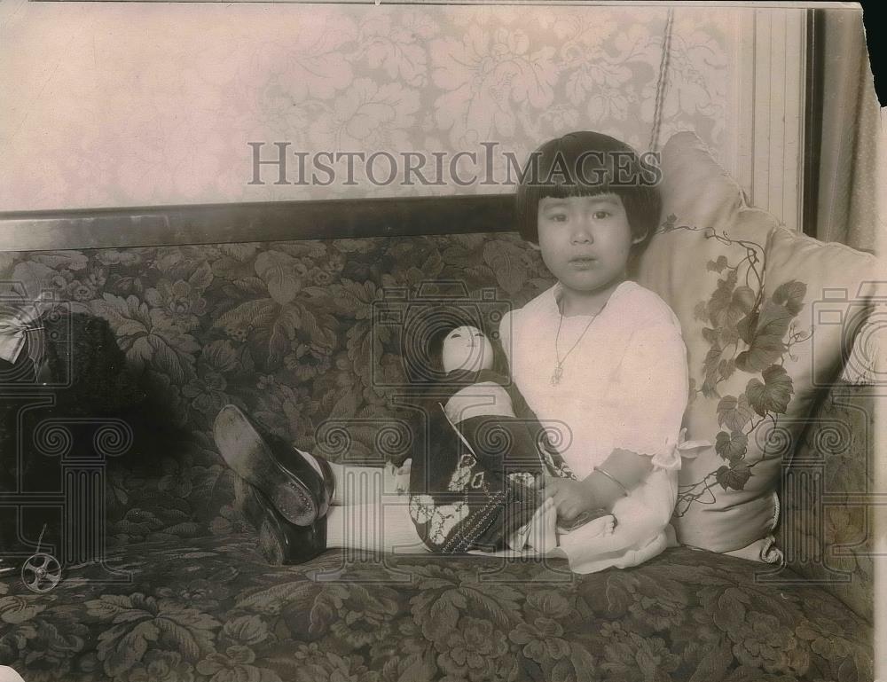 1920 Press Photo Miyo Daughter of Mr Keinesike - Historic Images
