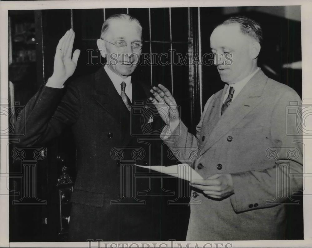 1940 Press Photo Thomas Wilcox and Thomas McGoldrick - Historic Images