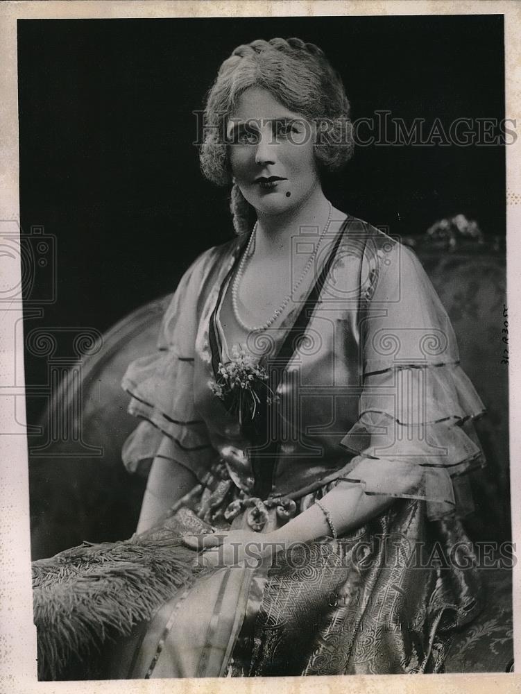 1927 Press Photo Countess of Westmoreland Wife of Count Westmoreland - Historic Images