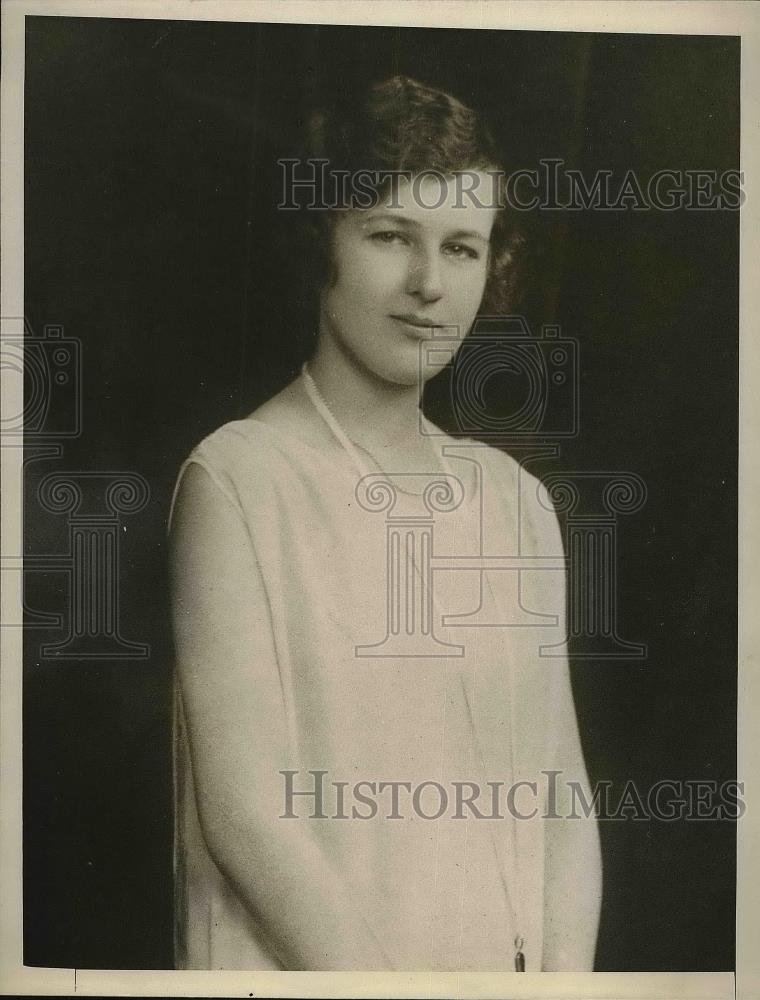 1926 Press Photo Socialite Miss M. Lawson Johnston - neb26902 - Historic Images