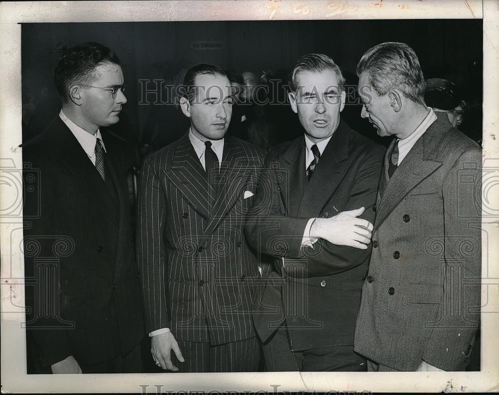 1941 Press Photo V.P. Henry Wallace, H. Filho, A. Quesada, G. Uribe - Historic Images