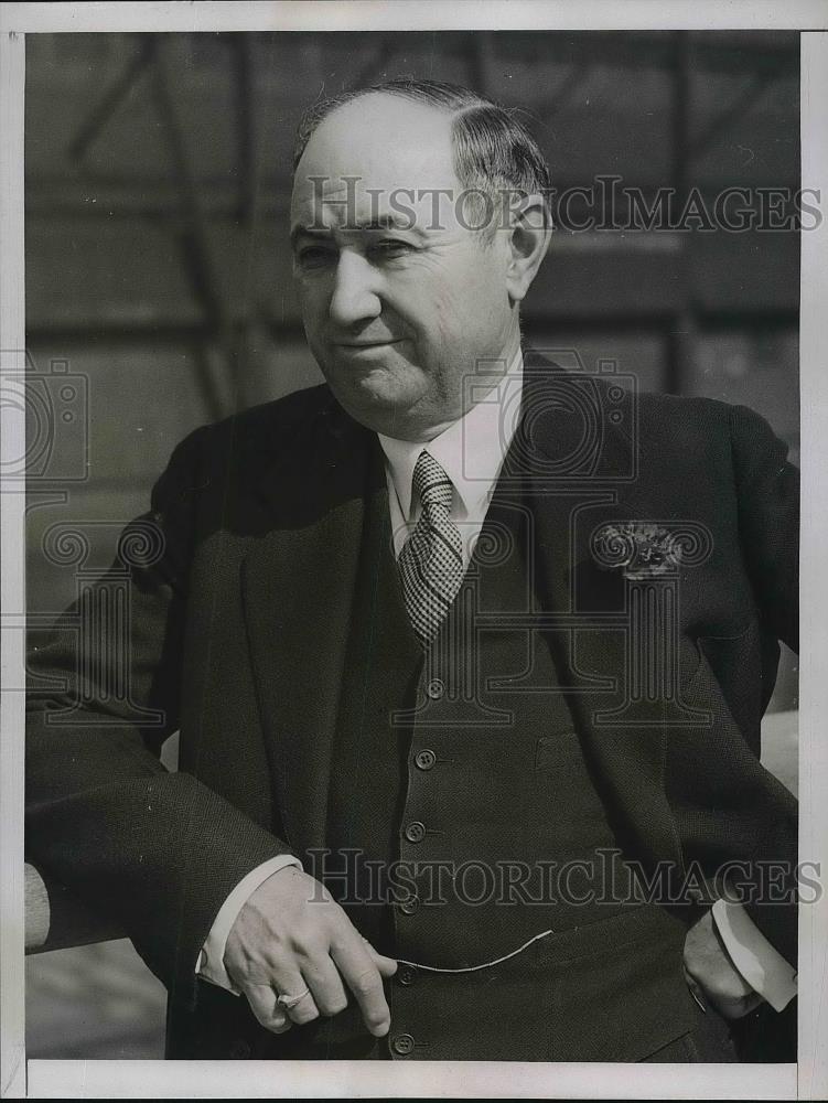 1938 Press Photo John Flourney Montgomery US Minister to Hungary - Historic Images