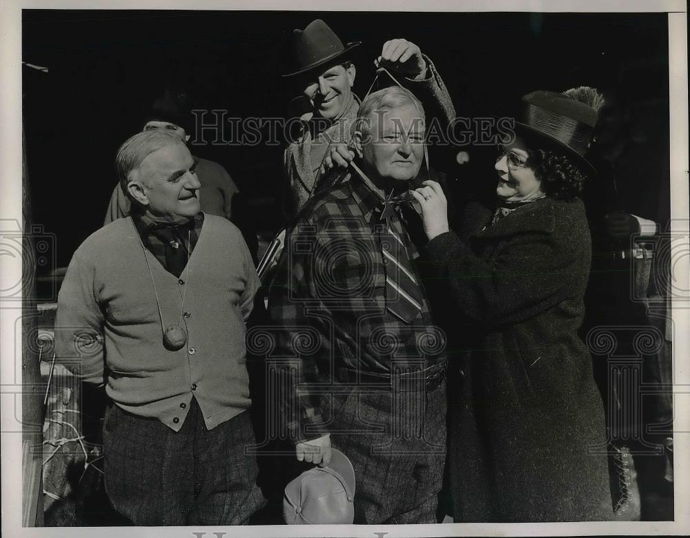 1937 Press Photo Vice President John Nance Garner &amp; Senator Joseph Guffey - Historic Images