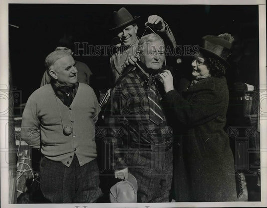 1937 Press Photo Vice President John Nance Garner & Senator Joseph Guffey - Historic Images