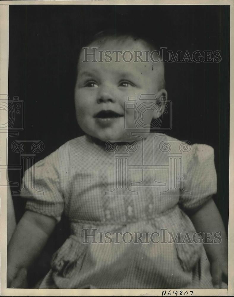 1941 Press Photo Catherine Fisher, age 6 months kidnapped - Historic Images