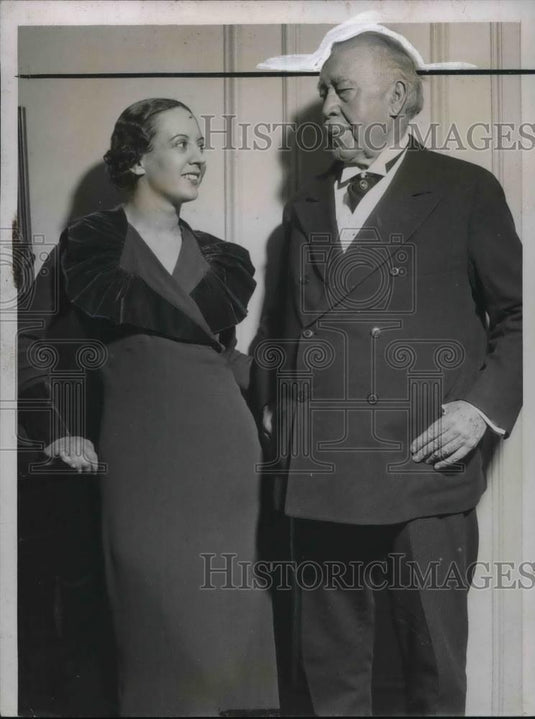 1934 Press Photo Judge Marcus Kavanagh, 75-year old Nationally known Jurist - Historic Images