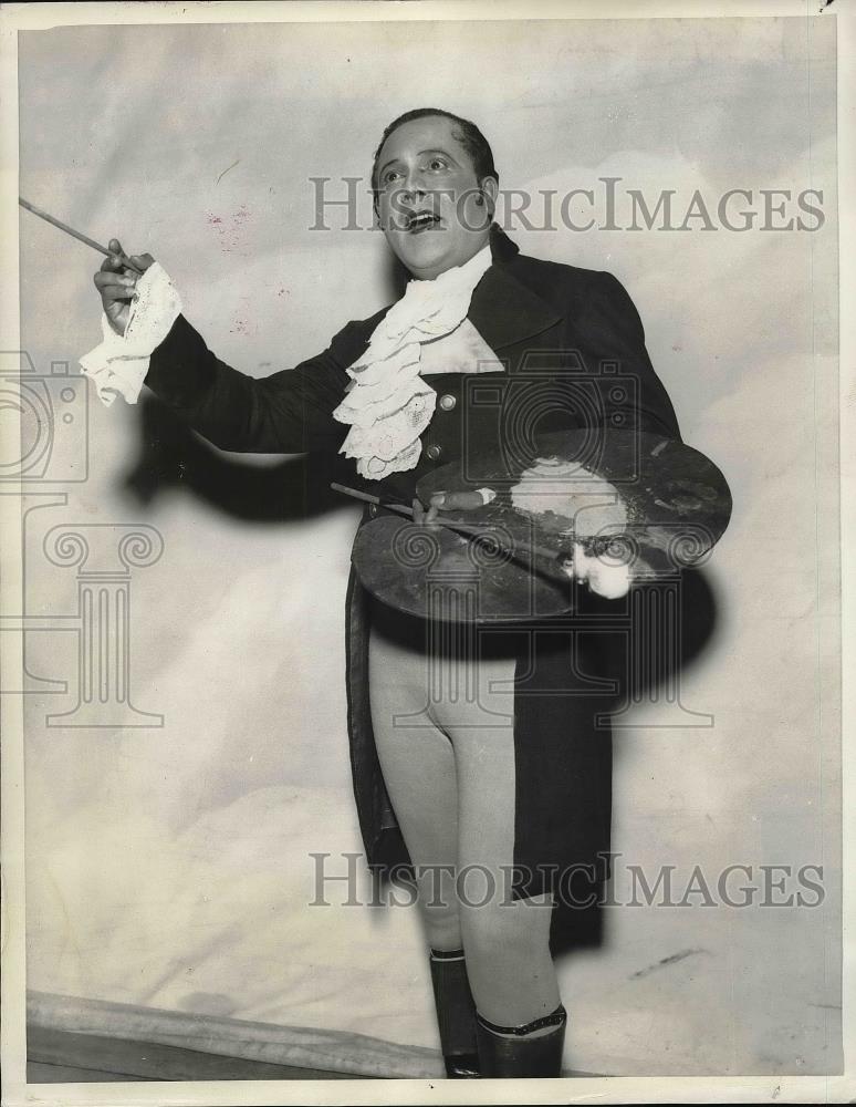 1934 Press Photo Singer Alessandra Granda - Historic Images