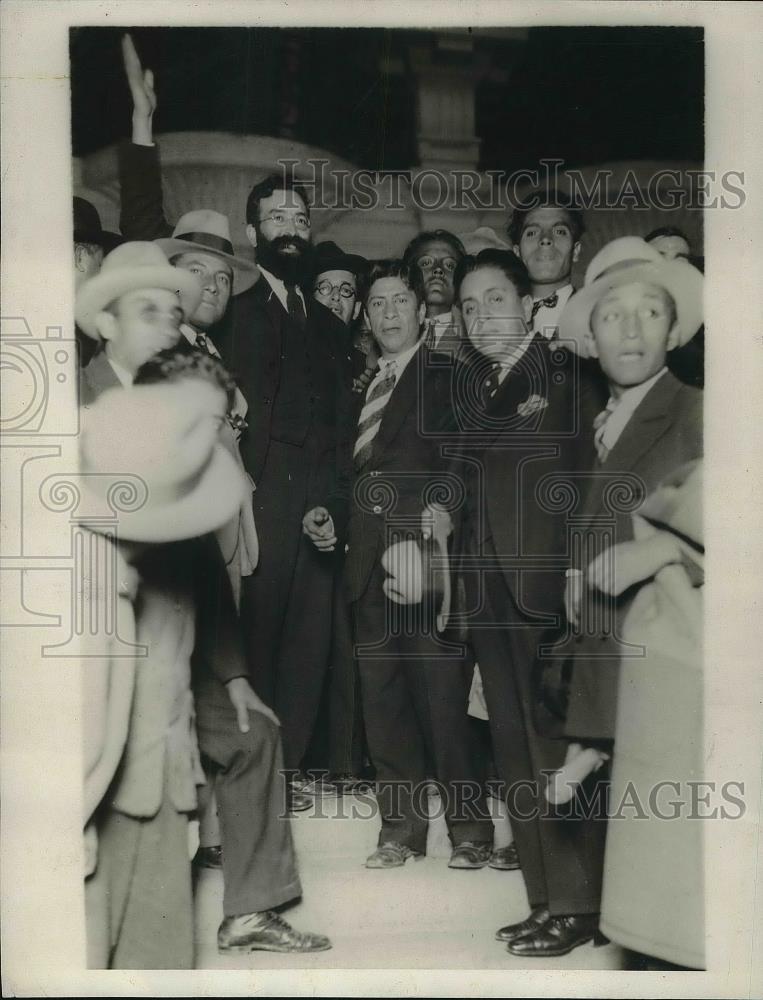 1928 Press Photo Rep.Aurelio Manrique attacked Pres.Calles and his Followers. - Historic Images