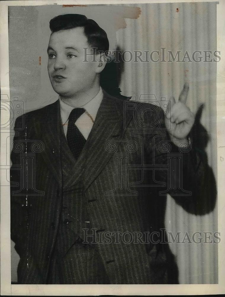 1940 Press Photo French Communist Party Chieftain Maurice Thorez - Historic Images