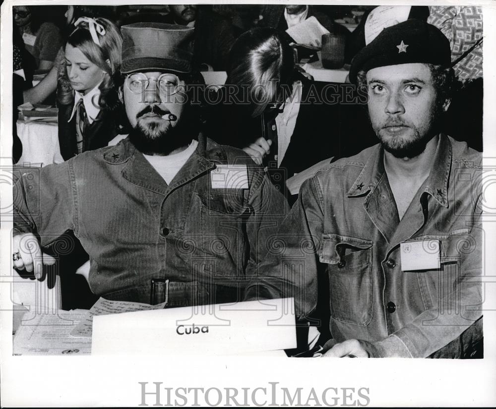 1970 Press Photo Robert Adams & Geoff Knowles East Carolina Univeristy - Historic Images