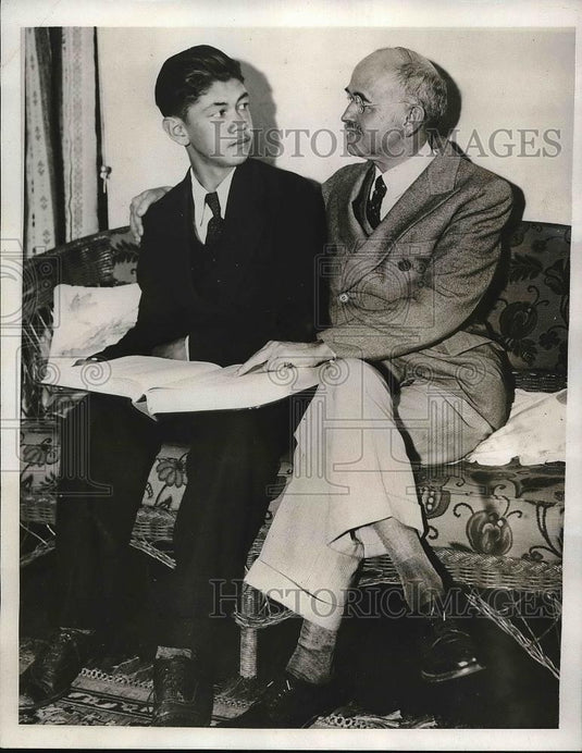 1933 Press Photo Benjamin Louis Stephens Harrison To Receive Inheritance Money - Historic Images