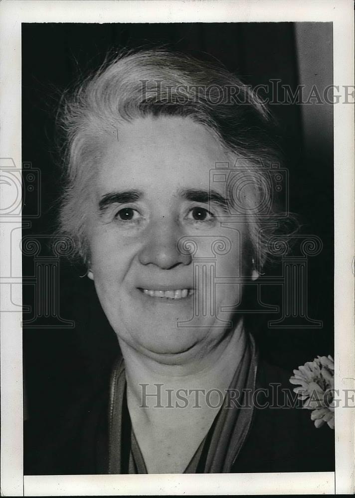 1941 Press Photo Mra Mary J Finnigan Reeb Former Democrat - Historic Images