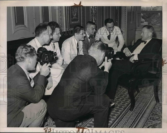 1940 Press Photo Senator Charles L. McNary, Republican VP Nominee - Historic Images