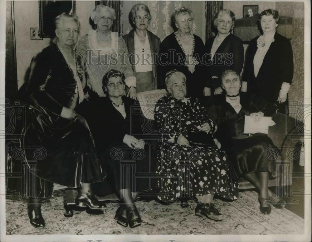 1932 Press Photo wicitah, Ks Mrs Dorsey,Charlton,DDale,Myers,Stanley,Sweet, - Historic Images