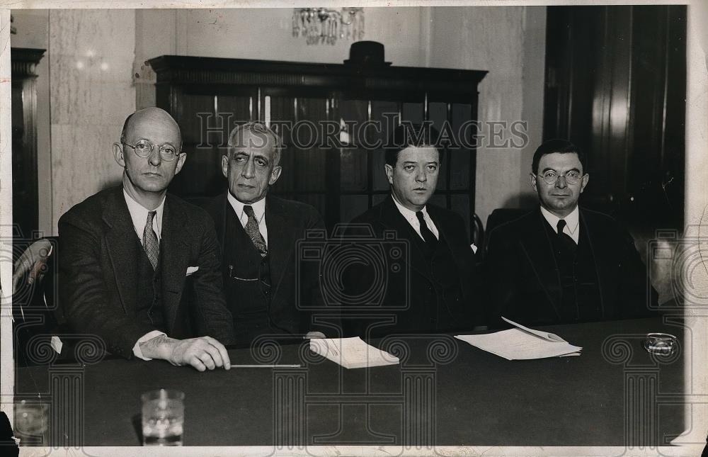 1931 Press Photo Wm Hodson,Sen., EP Costigan,Sen LaFollette,SA Goldsmith - Historic Images