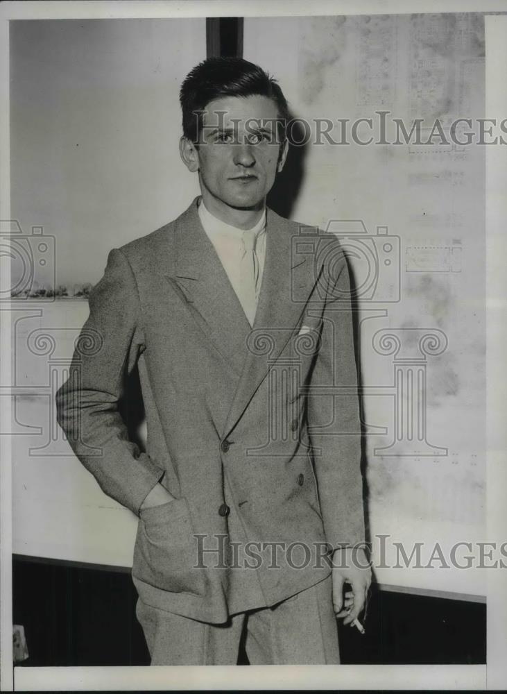 1934 Press Photo Maurice W. Kleinman, Paris Prize, Society Beaux Arts Architects - Historic Images